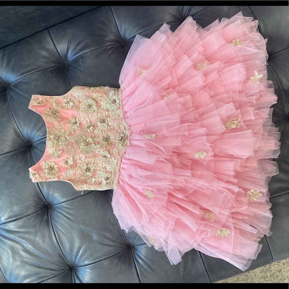 Lesy girls formal beaded dress